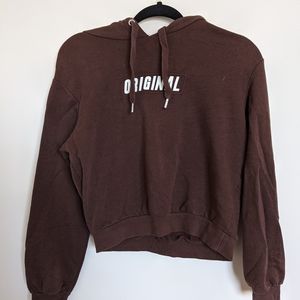 COPY - H&m brown graphic hoodie